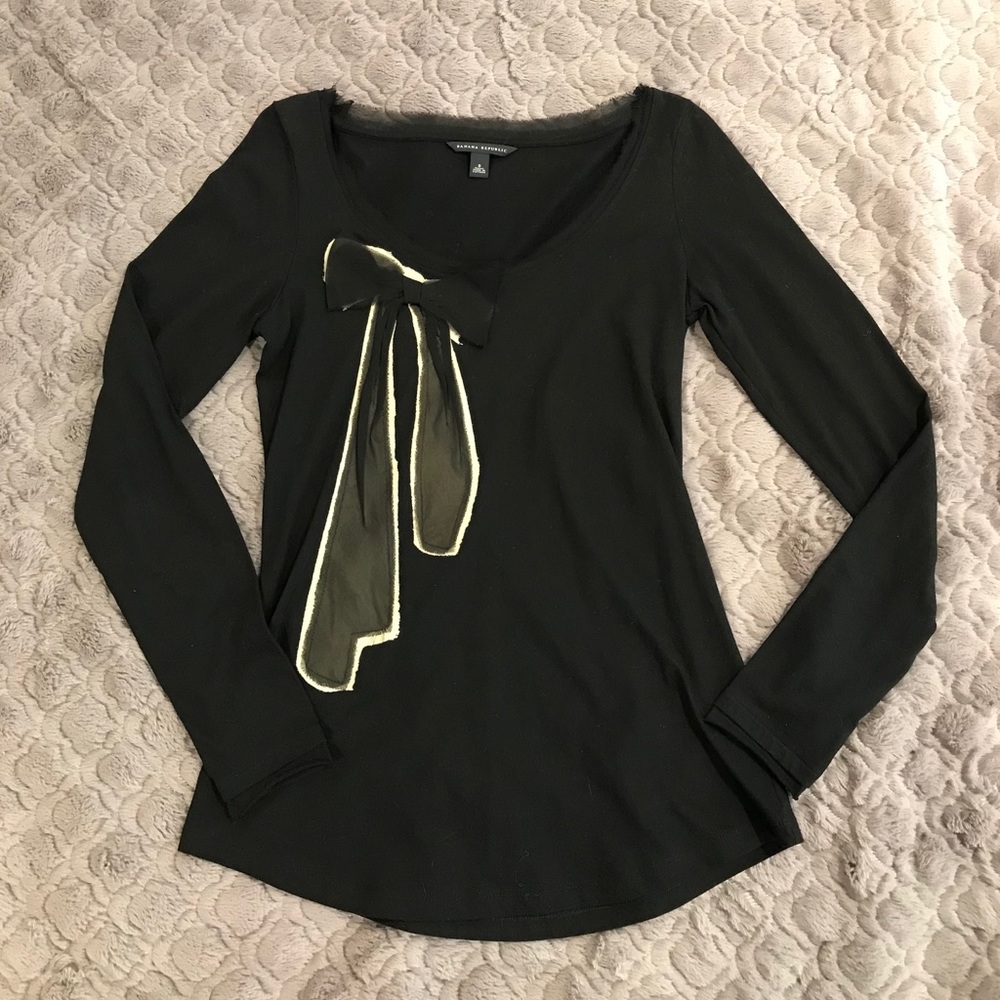 Banana Republic Top With Bow